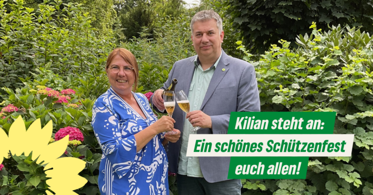 Bündnis 90/Die Grünen Schermbeck wünscht frohe Festtage zum Kilian-Schützenfest